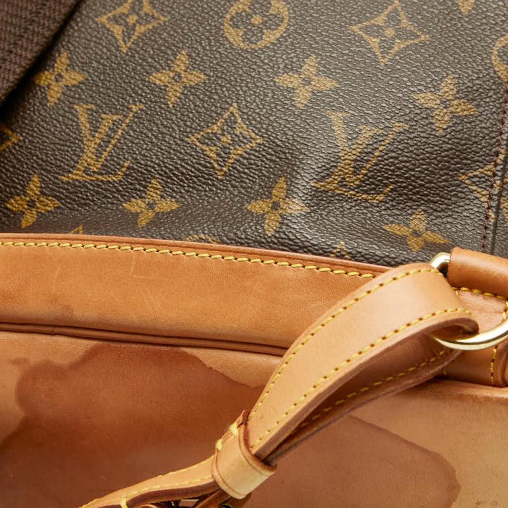 Louis Vuitton Brown Pvc Leather Backpack