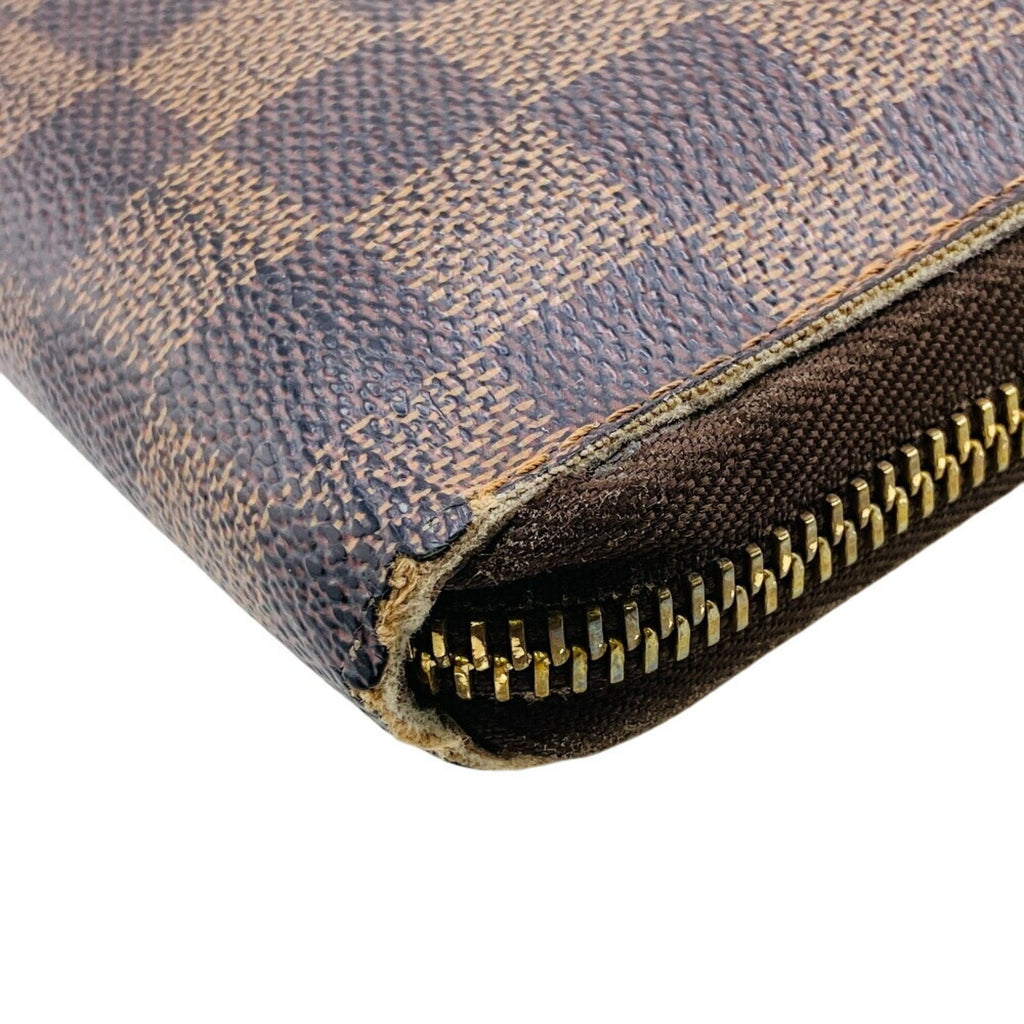 Louis Vuitton Brown Leather Long Wallet