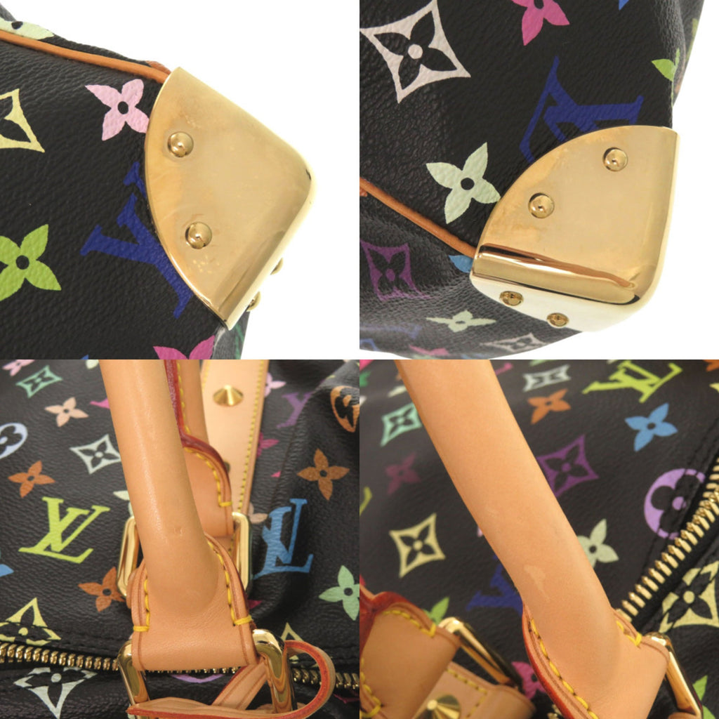 Louis Vuitton Noir Monogram Multicolore Boston Bag