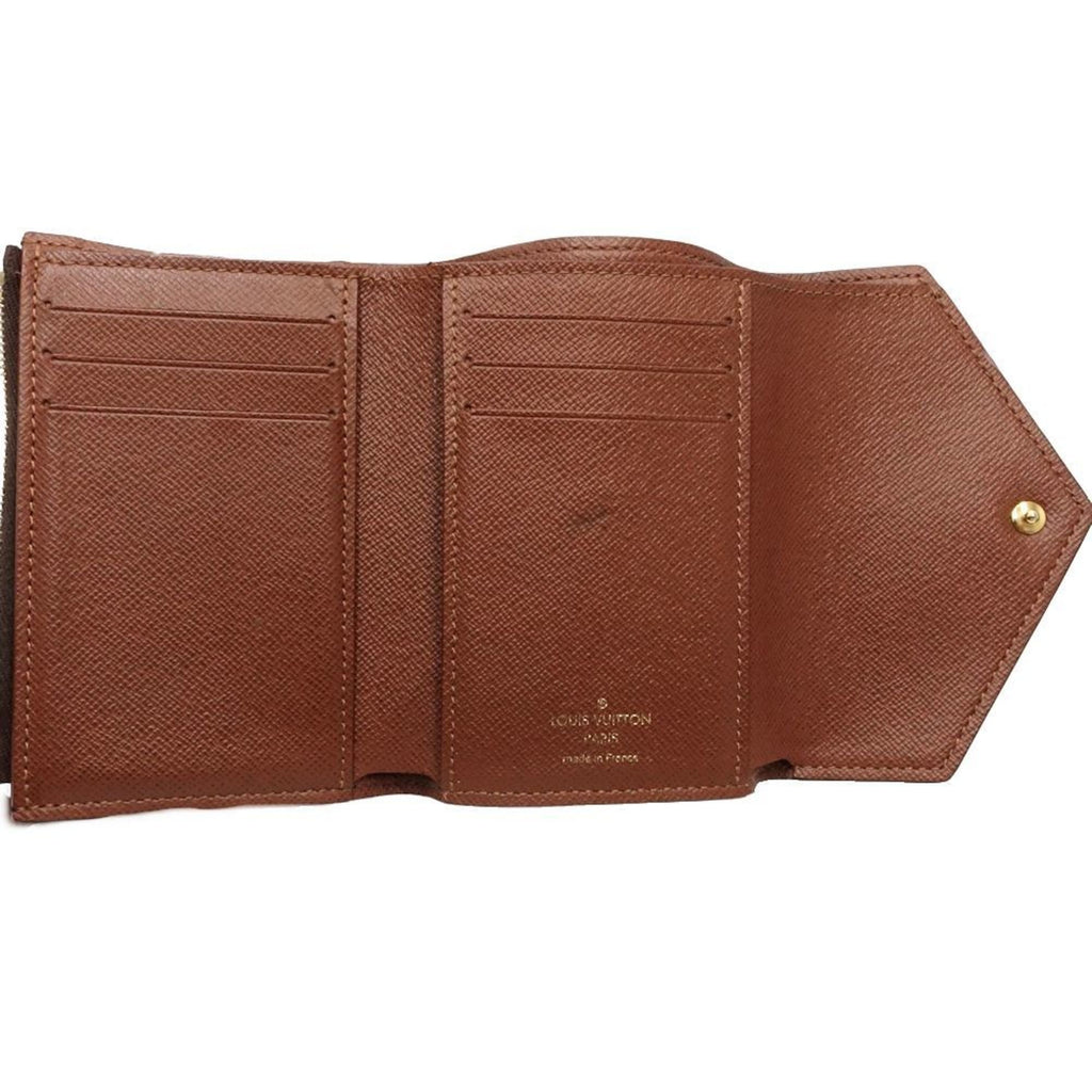 Louis Vuitton Brown Canvas Wallet (Tri-Fold)