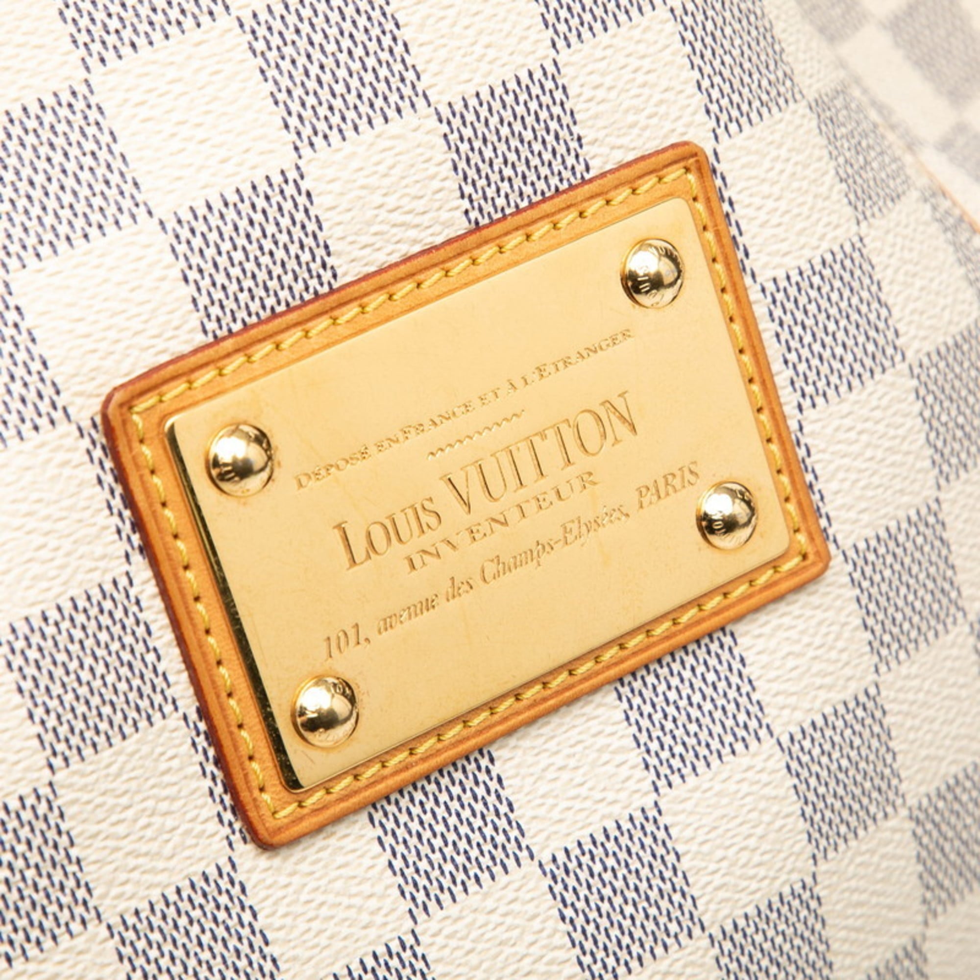 Louis Vuitton White Pvc Leather Shoulder Bag