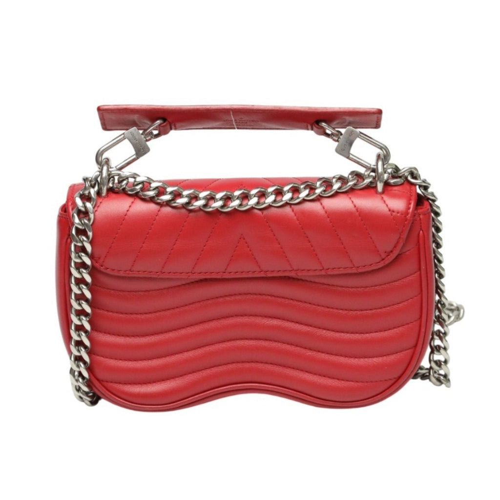 Louis Vuitton Red Color Leather Shoulder Bag