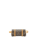 Louis Vuitton Brown Pvc Leather Fanny Pack Pochette