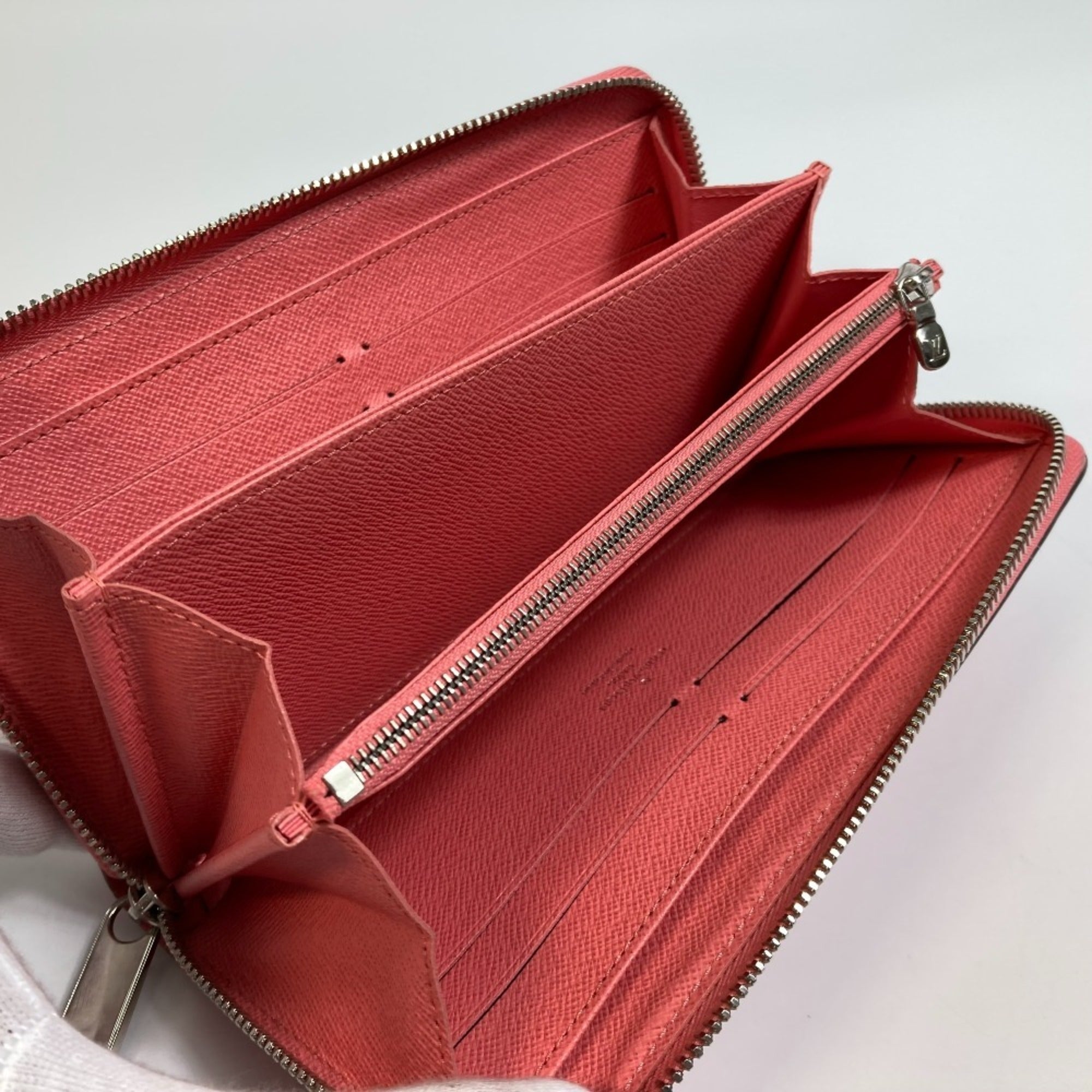 Louis Vuitton Epi Corail Pink Epi Leather Long Wallet