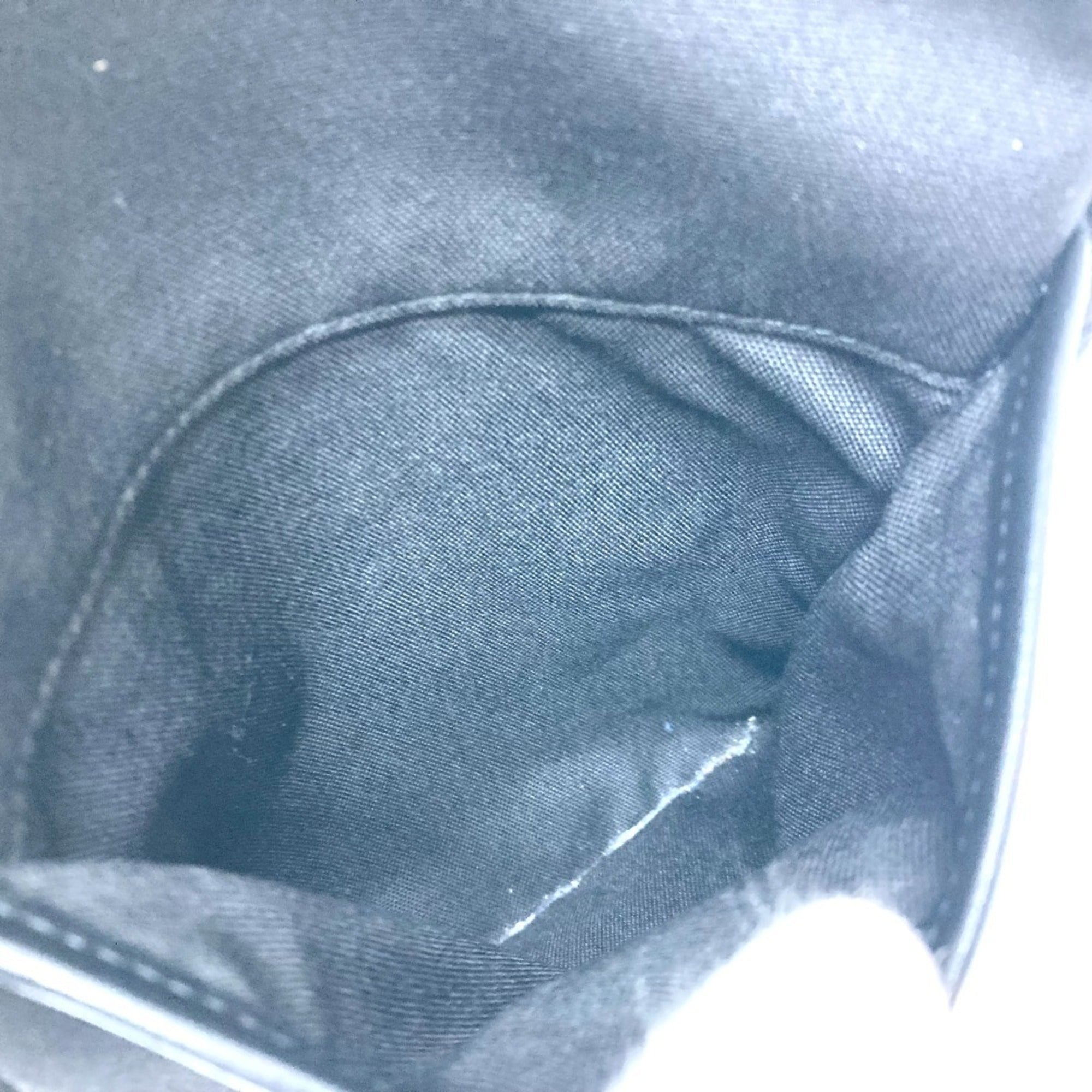 Saint Laurent Black Canvas Leather Shoulder Bag (Pre-Owned)