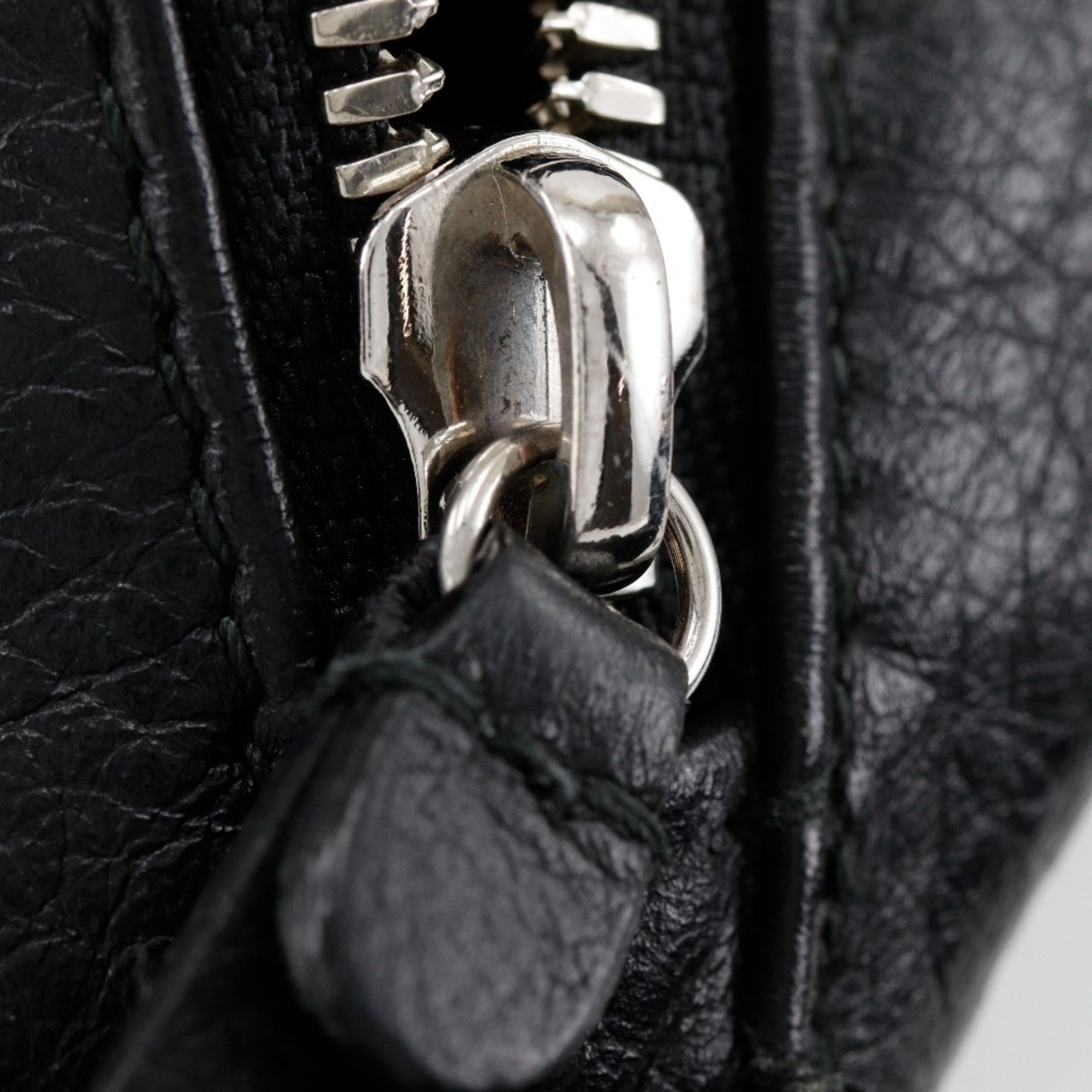 Balenciaga Black Leather Fanny Pack