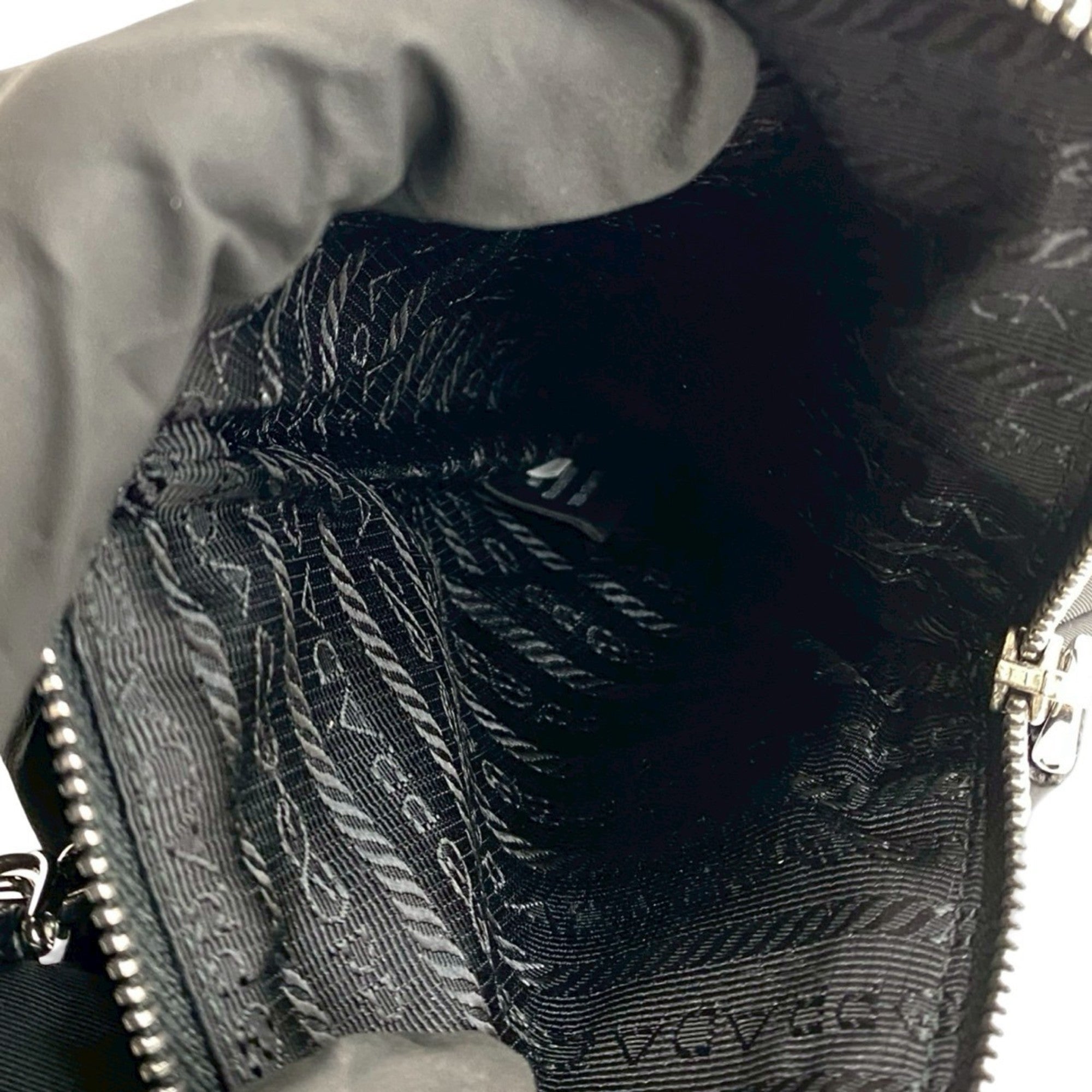 Prada Black Nylon Shoulder Bag