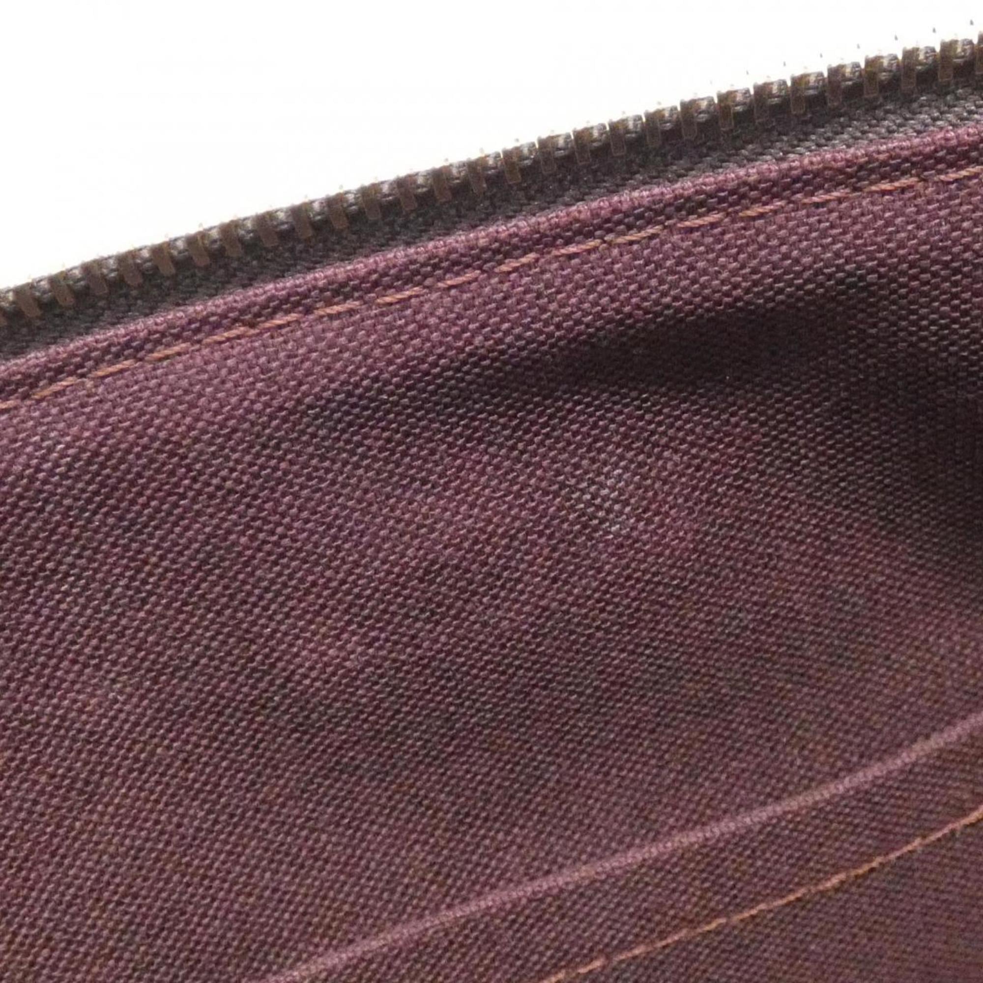 Louis Vuitton Brown Coated Canvas Handbag