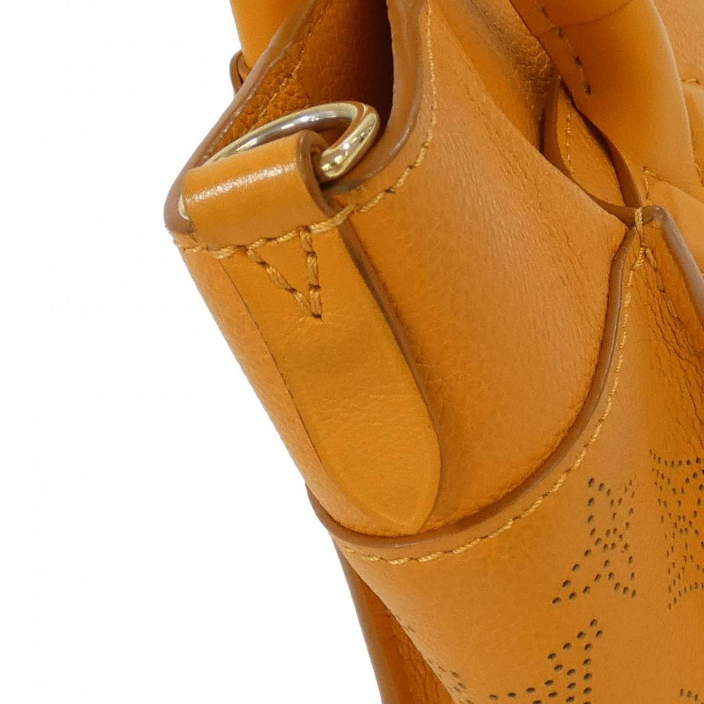 Louis Vuitton Gold Orange Leather Handbag