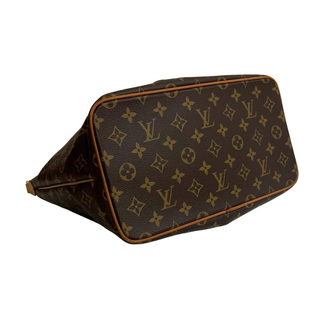 Louis Vuitton Brown Leather Pvc Handbag Shoulder Bag Tote Bag
