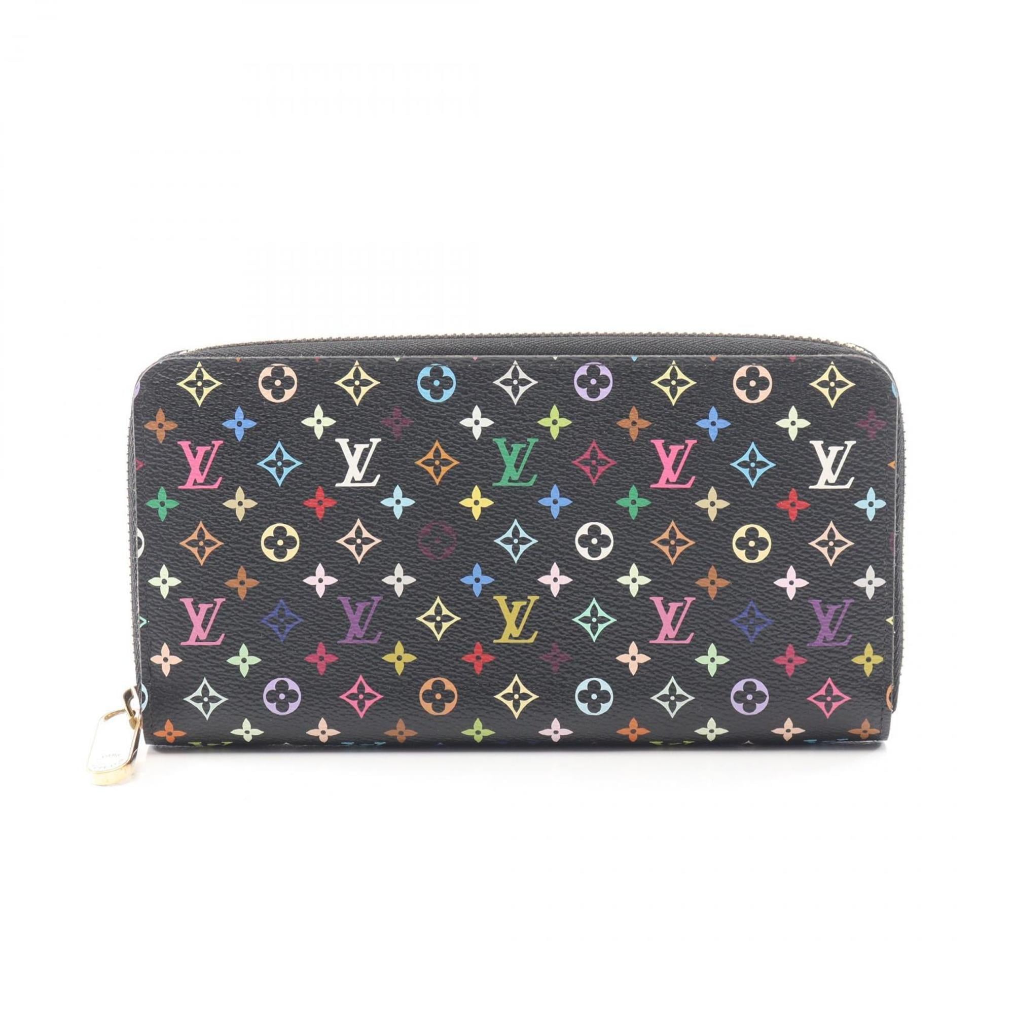 Louis Vuitton Monogram Multicolore Black Multi-Color Pistache Monogram Multicolore Long Wallet