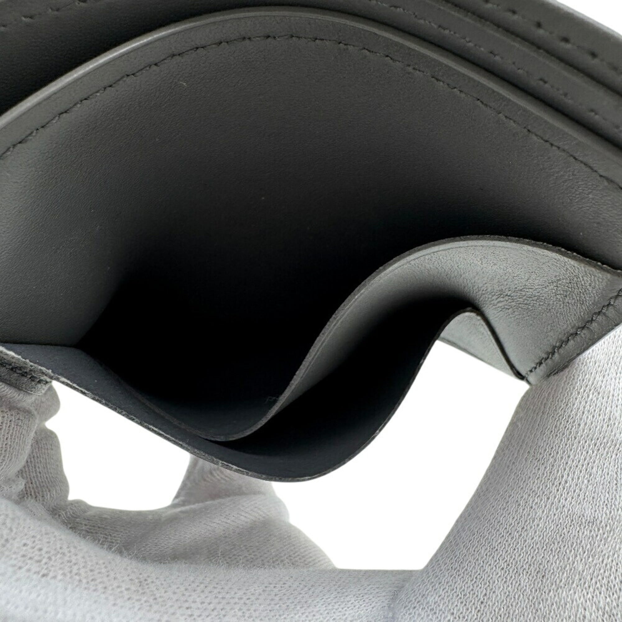 Louis Vuitton Dark Gray Gray Leather Wallet