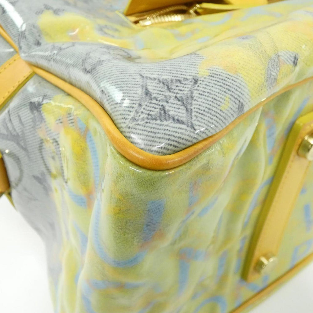 Louis Vuitton Monogram Pulp Jaune Pvc Boston Bag