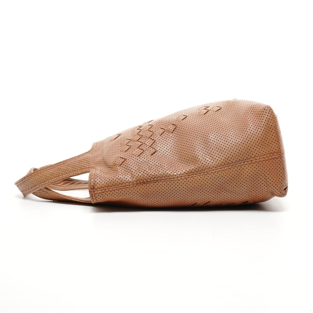 Bottega Veneta Intrecciato Brown Leather Handbag