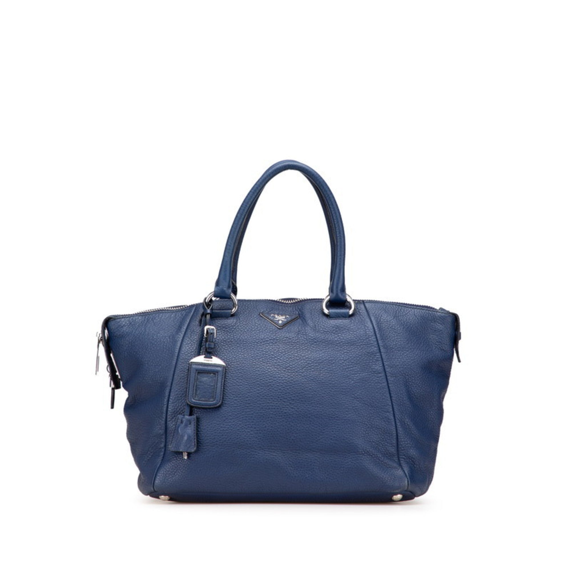 Prada Blue Handbag Tote Bag