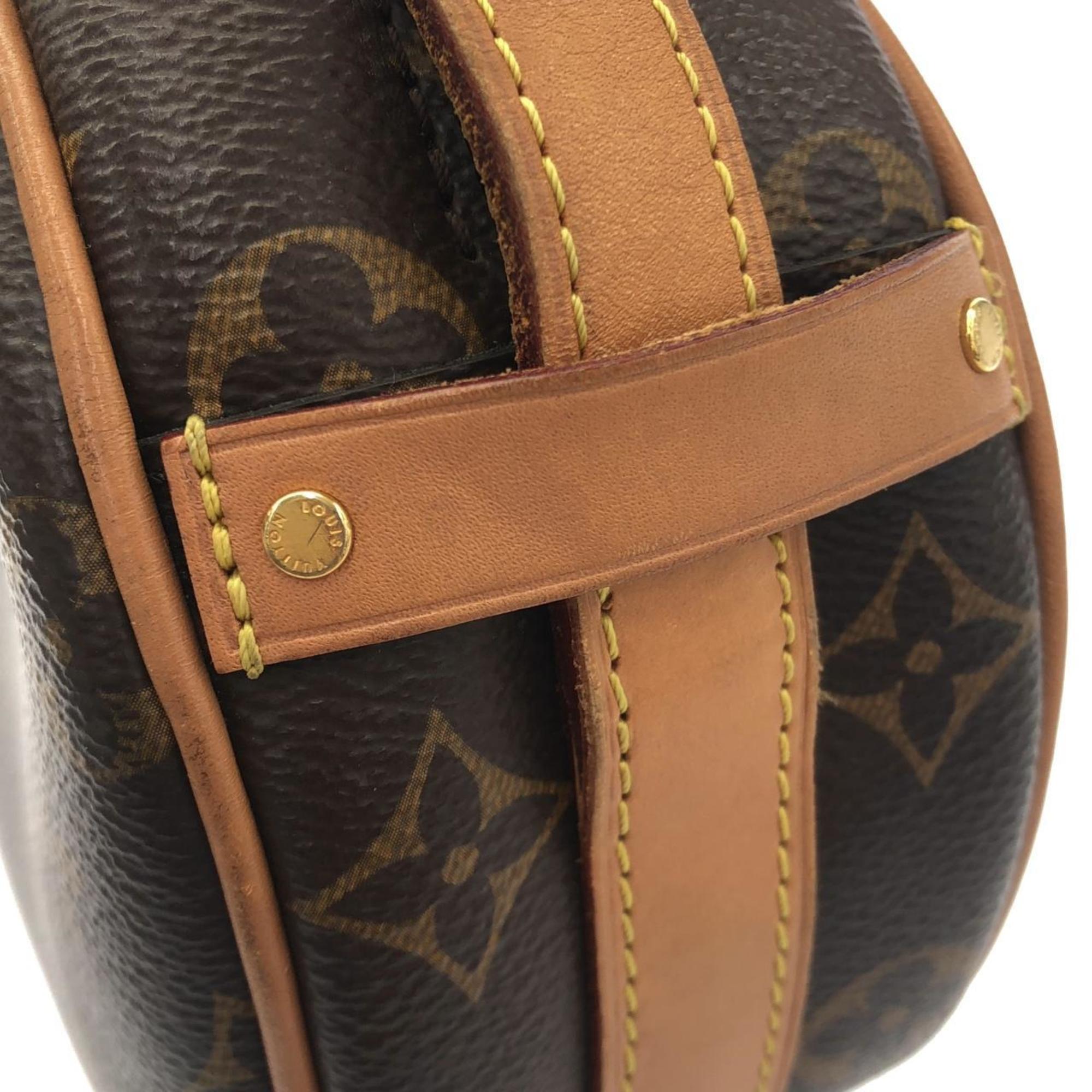 Louis Vuitton Brown Coated Canvas Shoulder Bag
