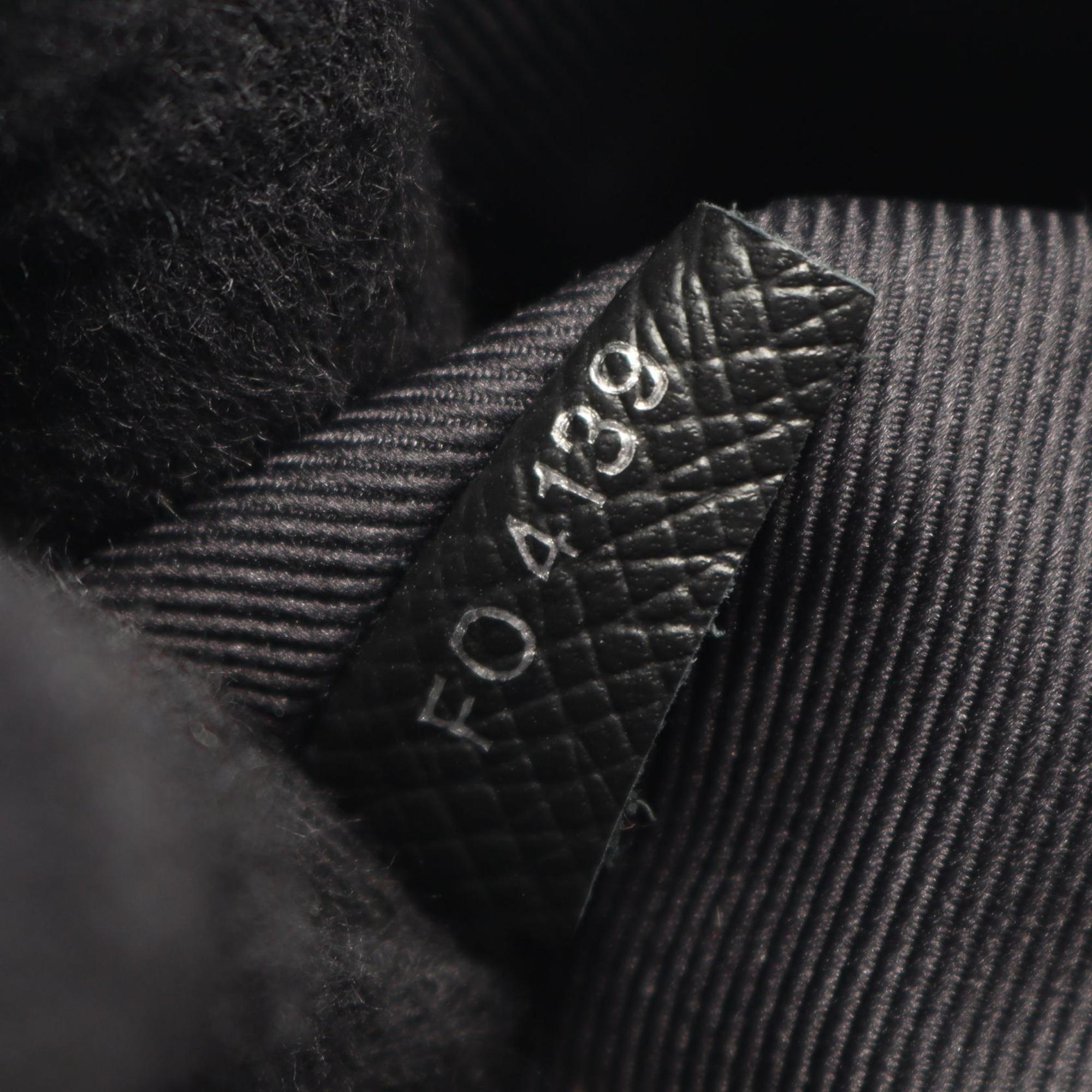 Louis Vuitton Black Coated Canvas Leather Fanny Pack Sling Bag