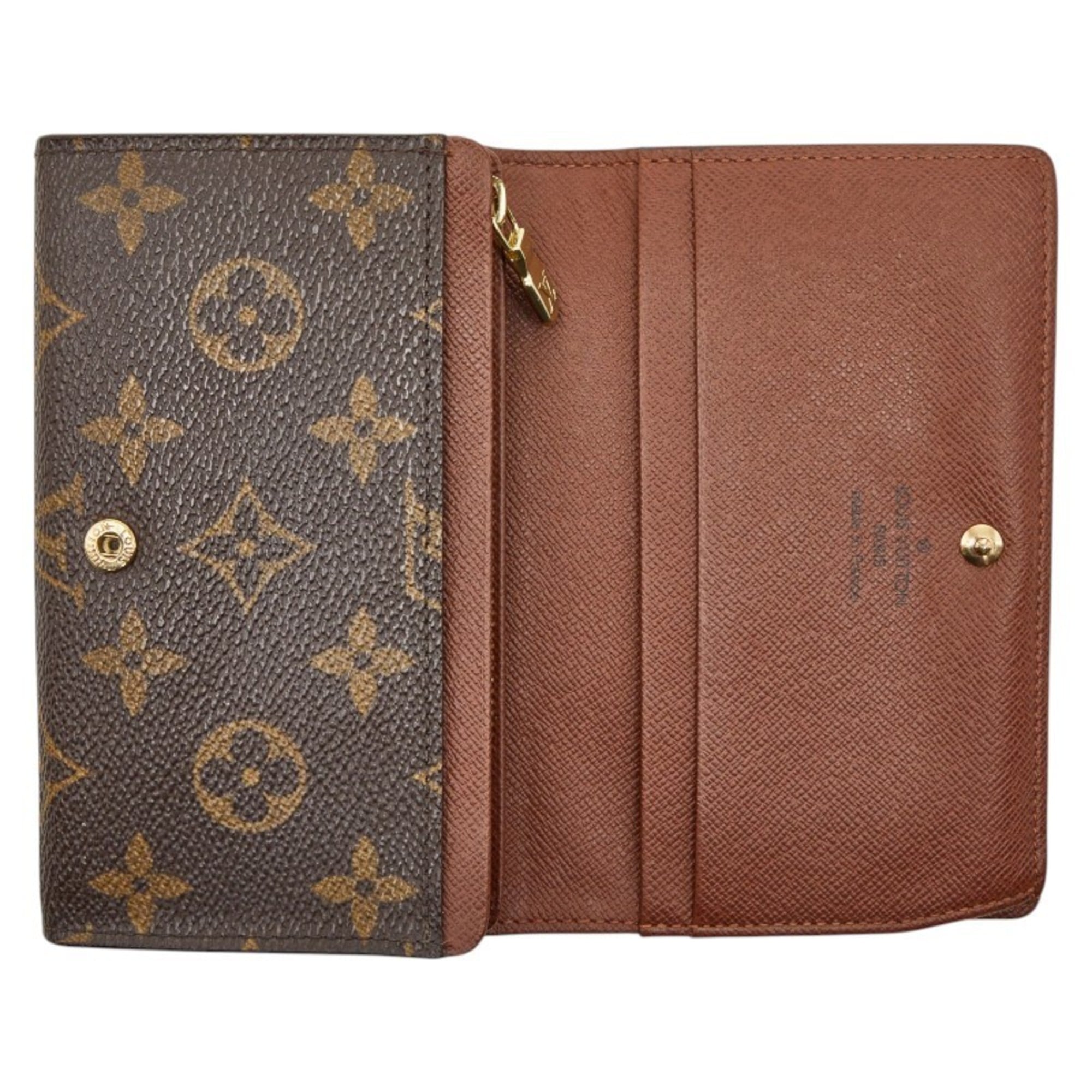 Louis Vuitton Monogram Brown Pvc Leather Wallet