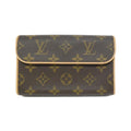 Louis Vuitton Marron Coated Canvas Fanny Pack Pochette
