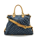 Louis Vuitton Monogram Denim Blue Monogram Denim Handbag Shoulder Bag Tote Bag