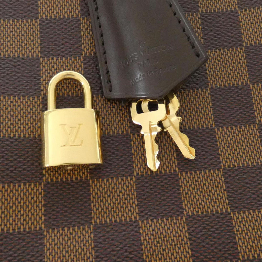 Louis Vuitton Brown Coated Canvas Handbag
