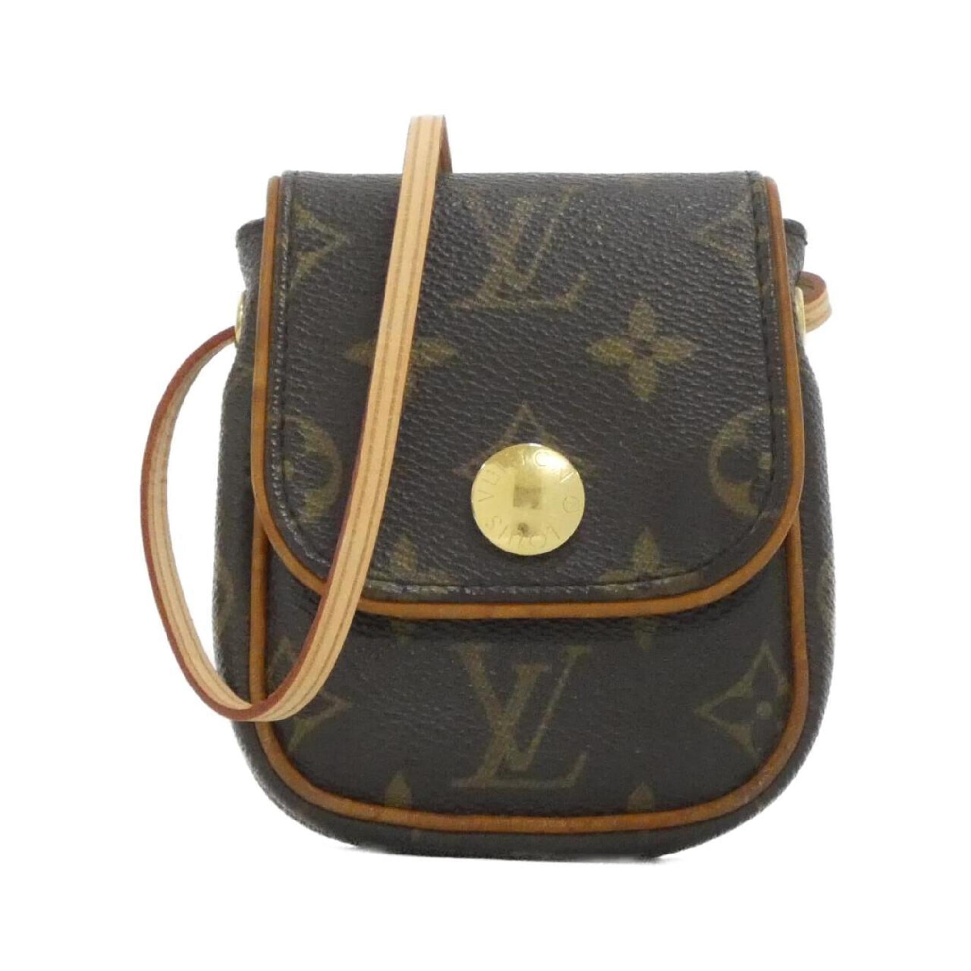Louis Vuitton Brown Coated Canvas Pochette Shoulder Bag