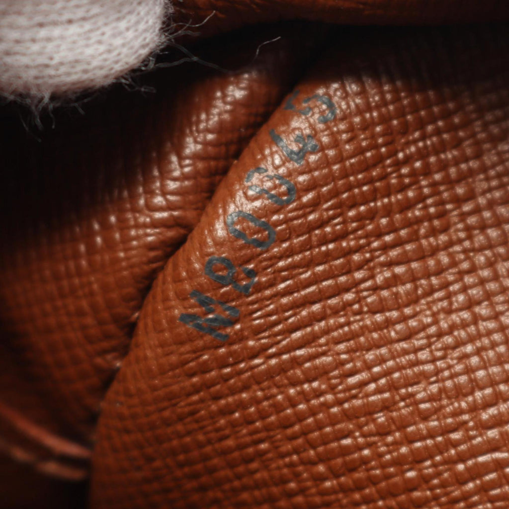 Louis Vuitton Brown Coated Canvas Shoulder Bag