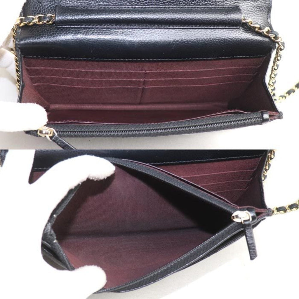 Chanel Black Leather Shoulder Bag