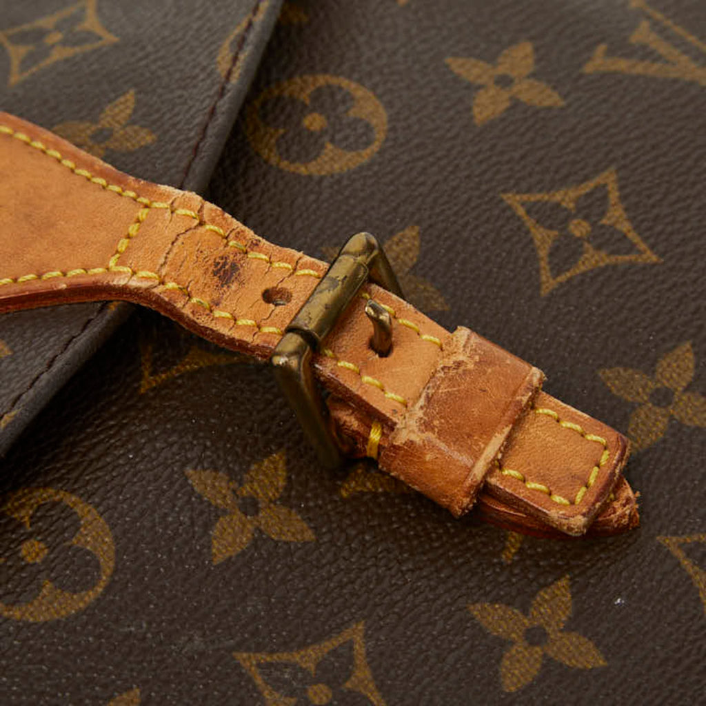 Louis Vuitton Brown Pvc Leather Shoulder Bag
