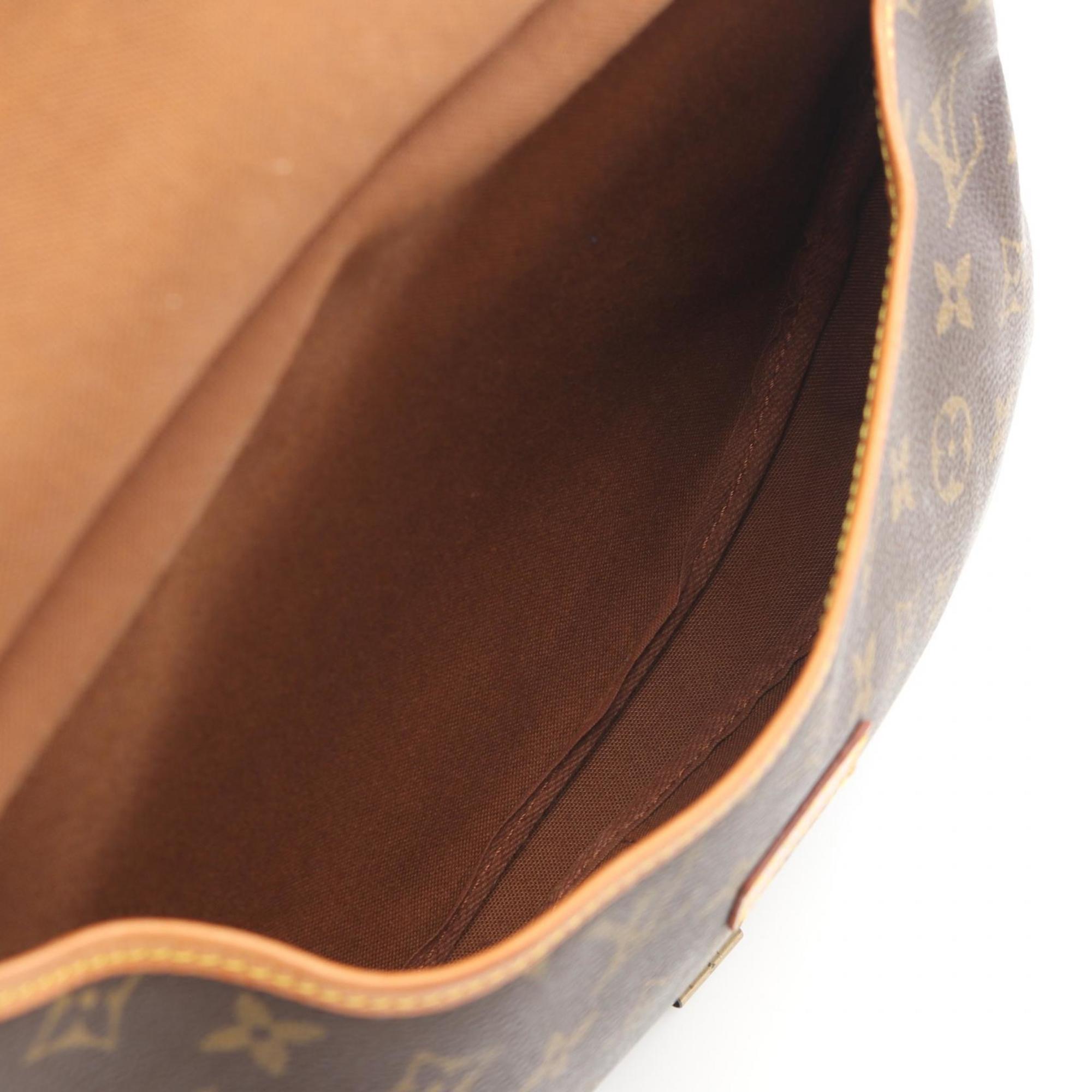 Louis Vuitton Brown Monogram Monogram Leather Handbag Shoulder Bag