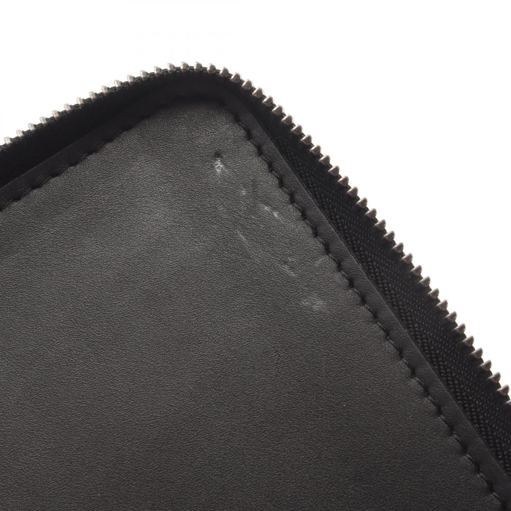 Louis Vuitton Black Leather Long Wallet