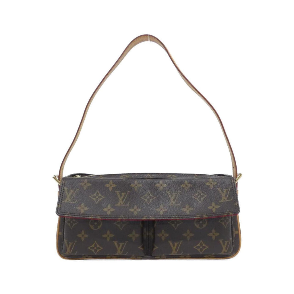 Louis Vuitton Marron Coated Canvas Shoulder Bag