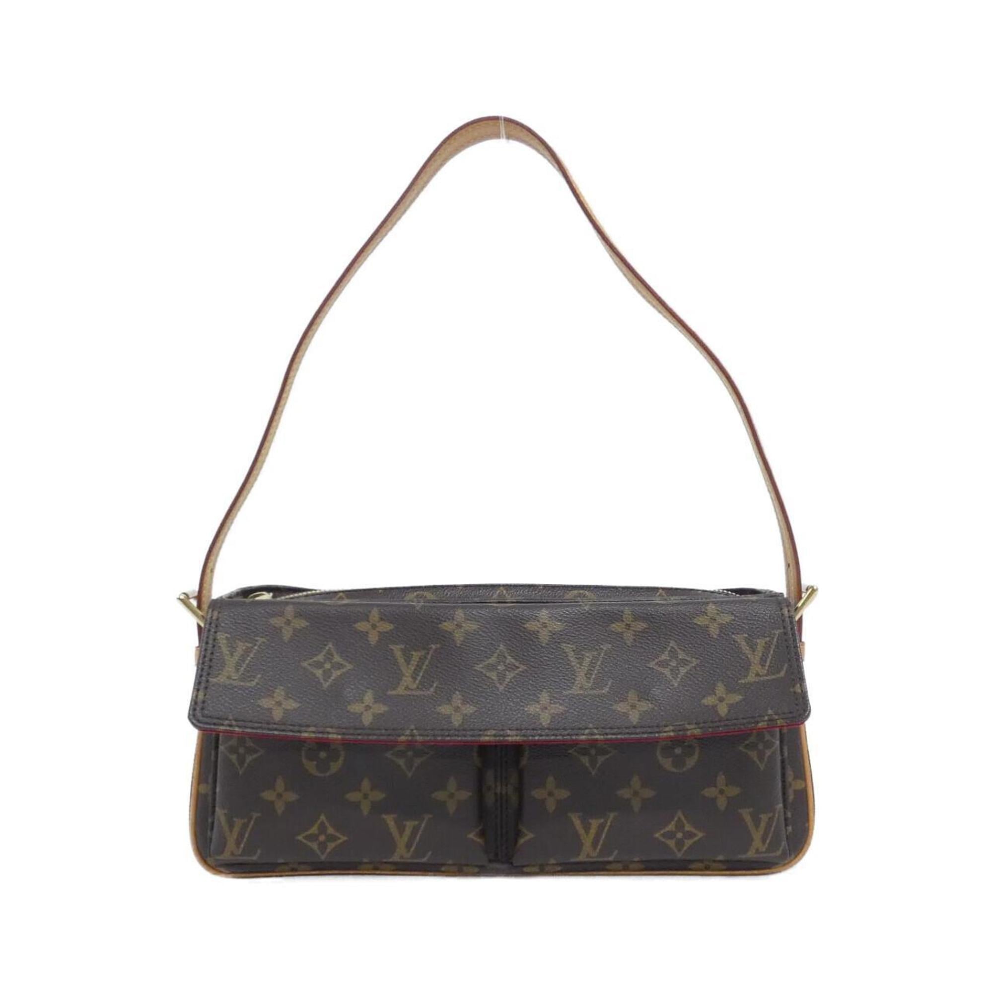 Louis Vuitton Marron Coated Canvas Shoulder Bag