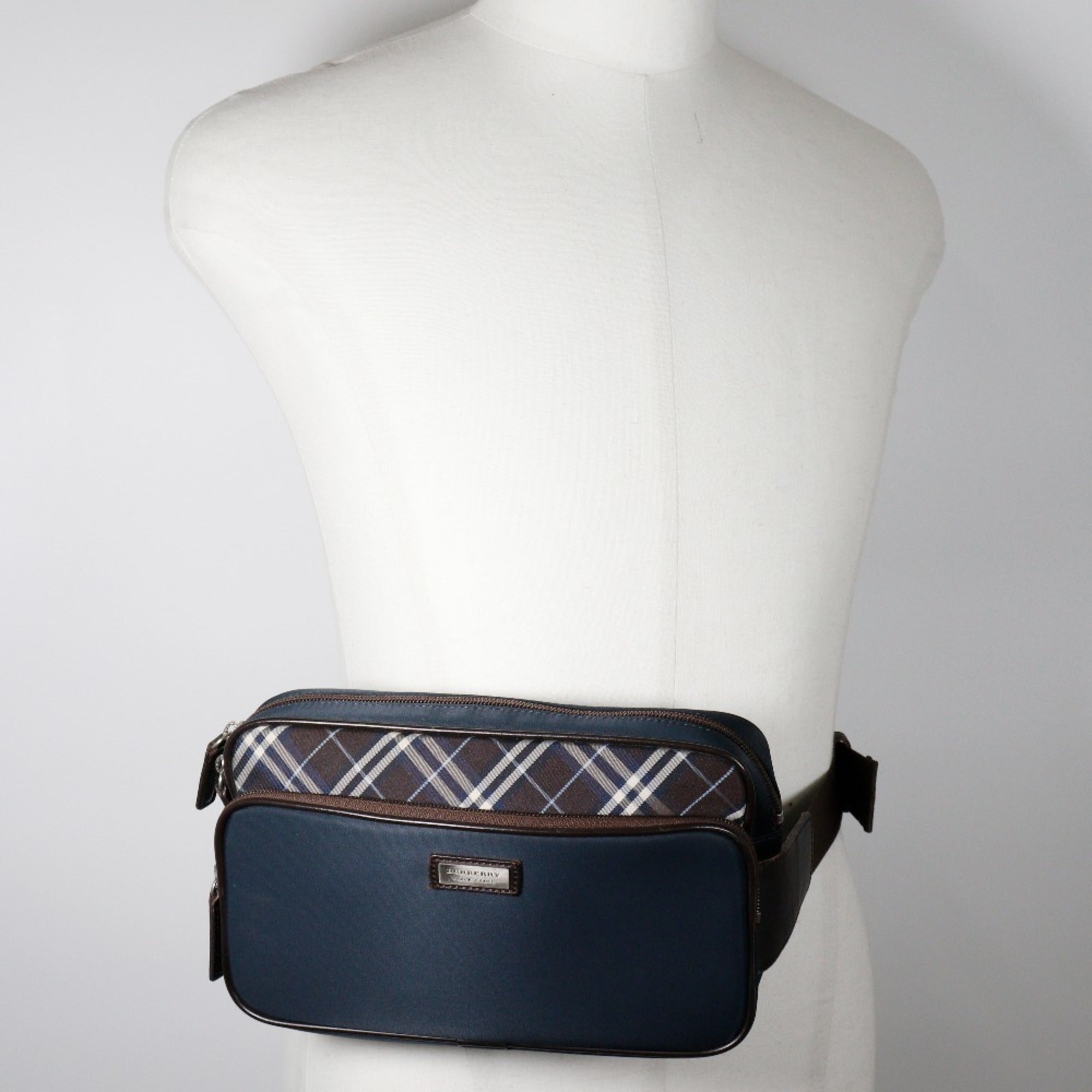 Burberry Black Label Black Nylon Sling Bag