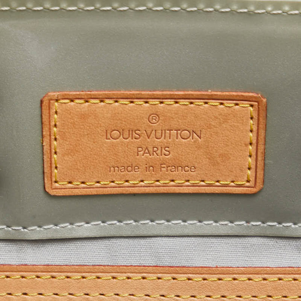 Louis Vuitton Monogram Vernis Gris Patent Leather Handbag