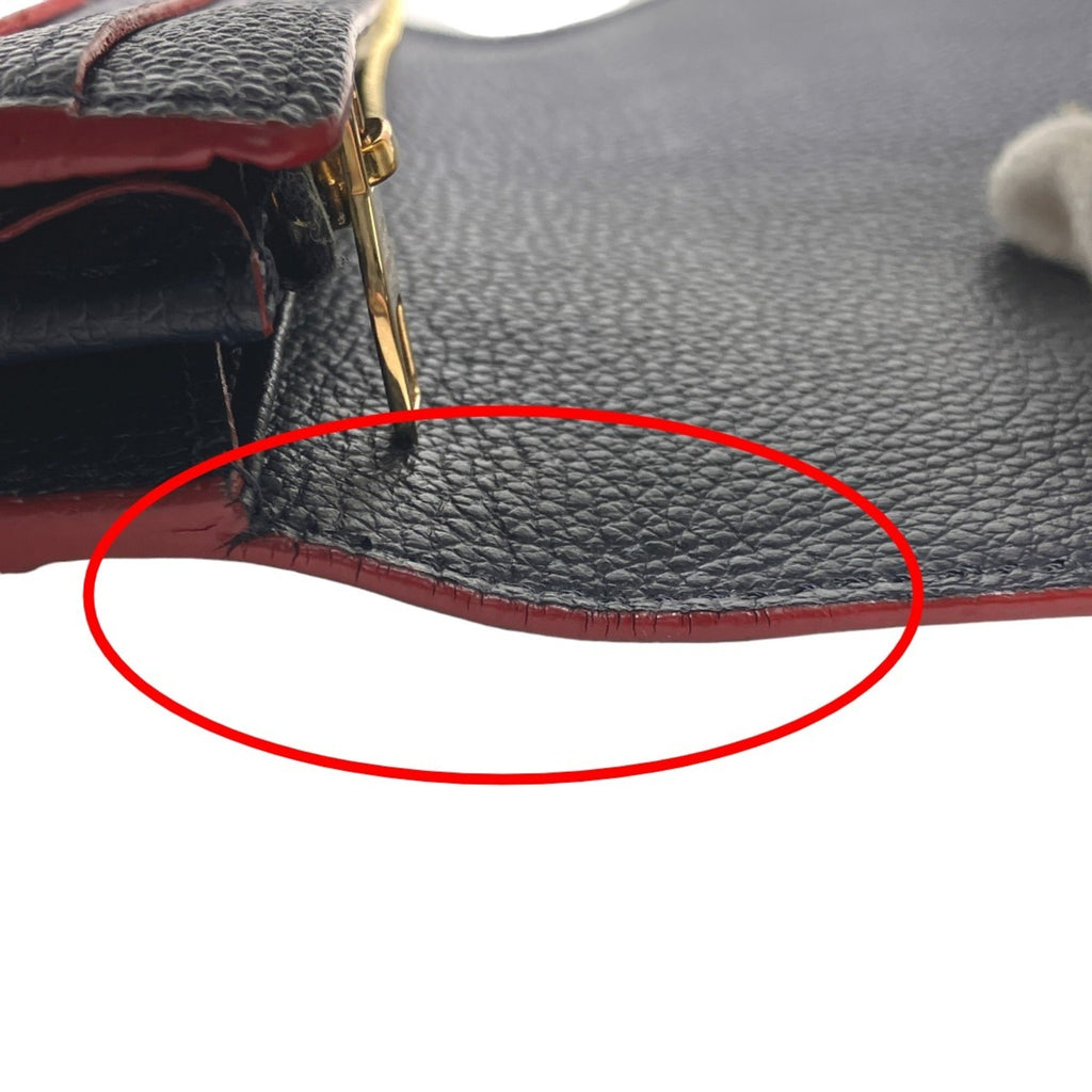 Louis Vuitton Marine Rouge Monogram Empreinte Long Wallet