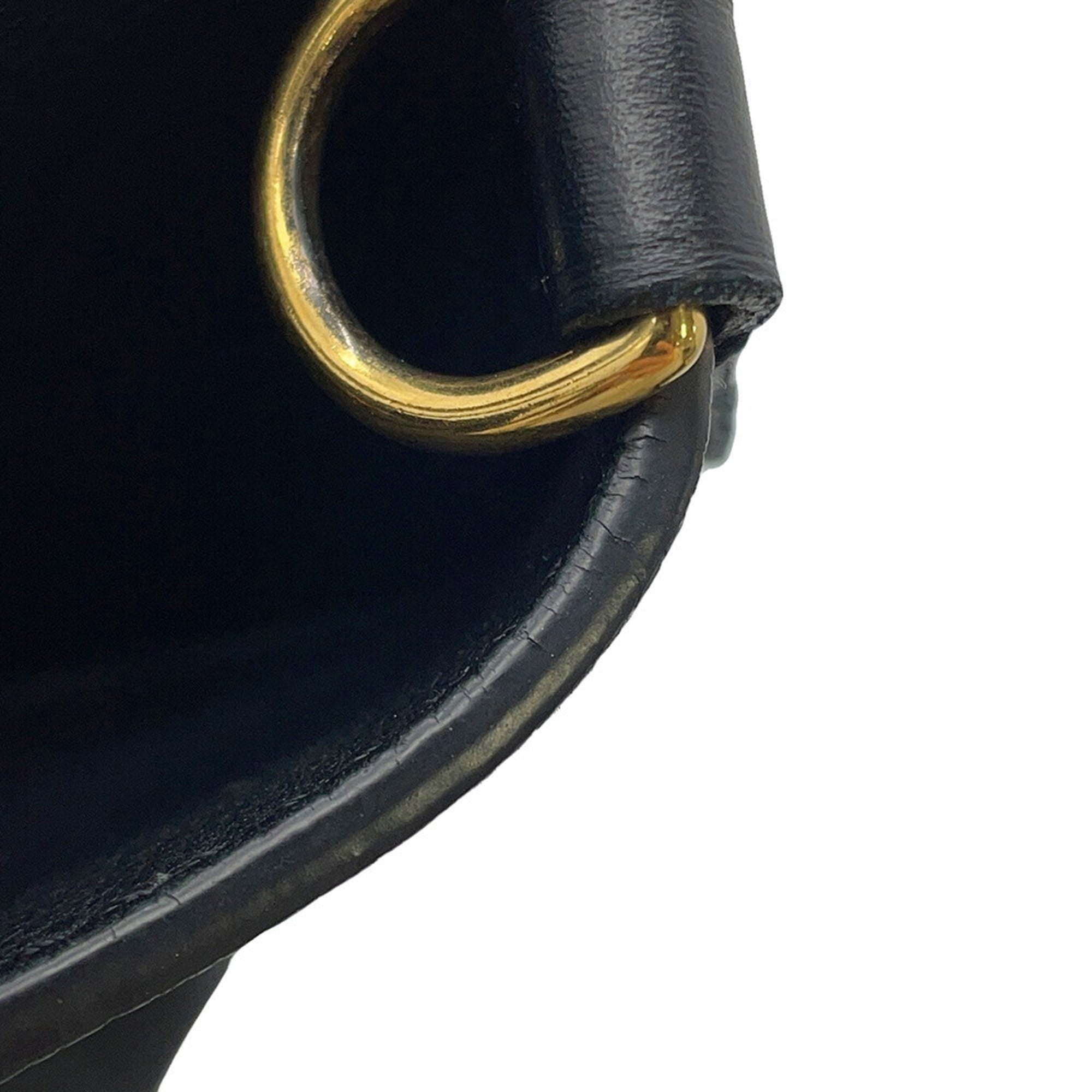 Louis Vuitton Noir Monogram Leather Handbag