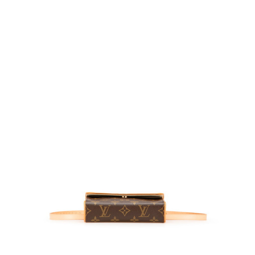Louis Vuitton Brown Pvc Leather Fanny Pack Pochette