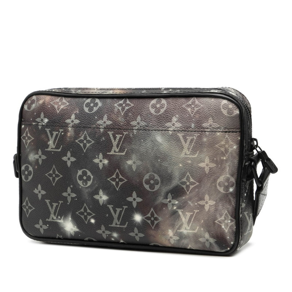 Louis Vuitton Monogram Black Gray Purple Monogram Shoulder Bag