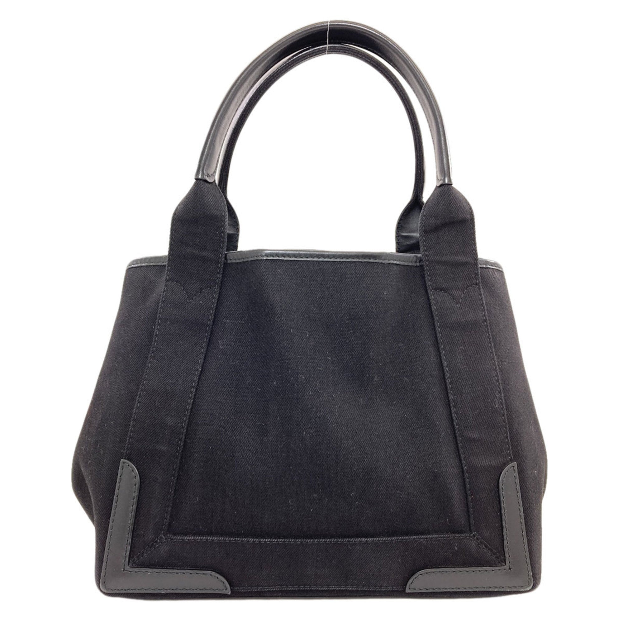 Balenciaga Black Canvas Handbag Pouch