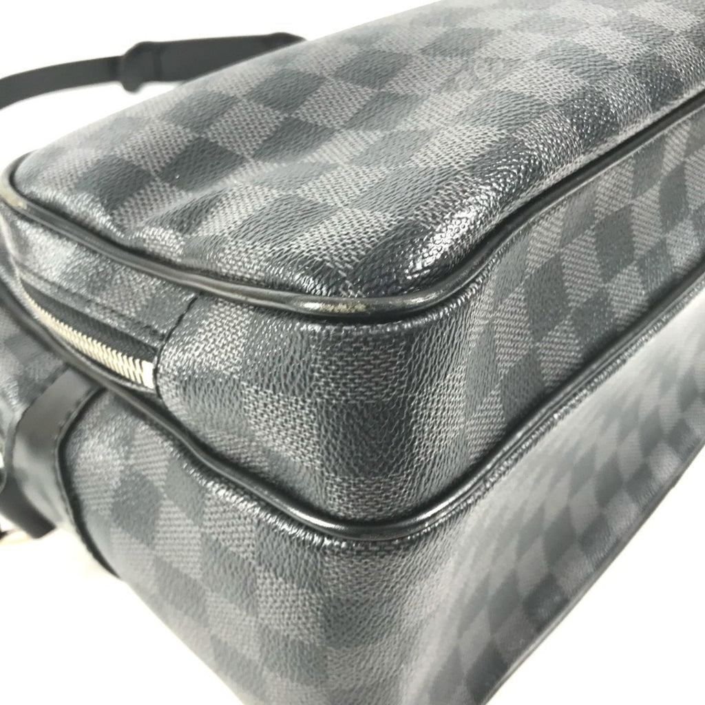 Louis Vuitton Black Damier Graphite Shoulder Bag