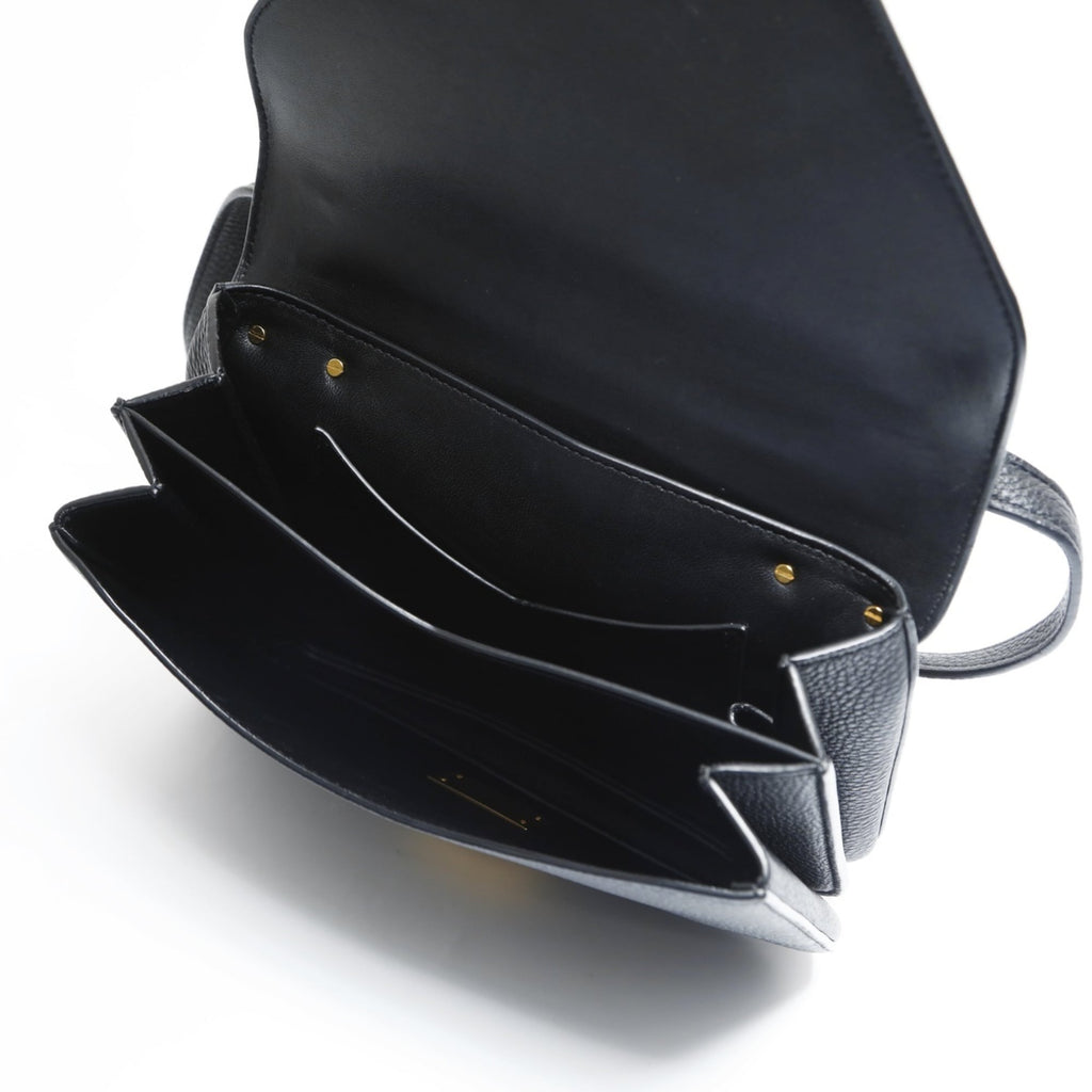 Bottega Veneta Black Leather Shoulder Bag
