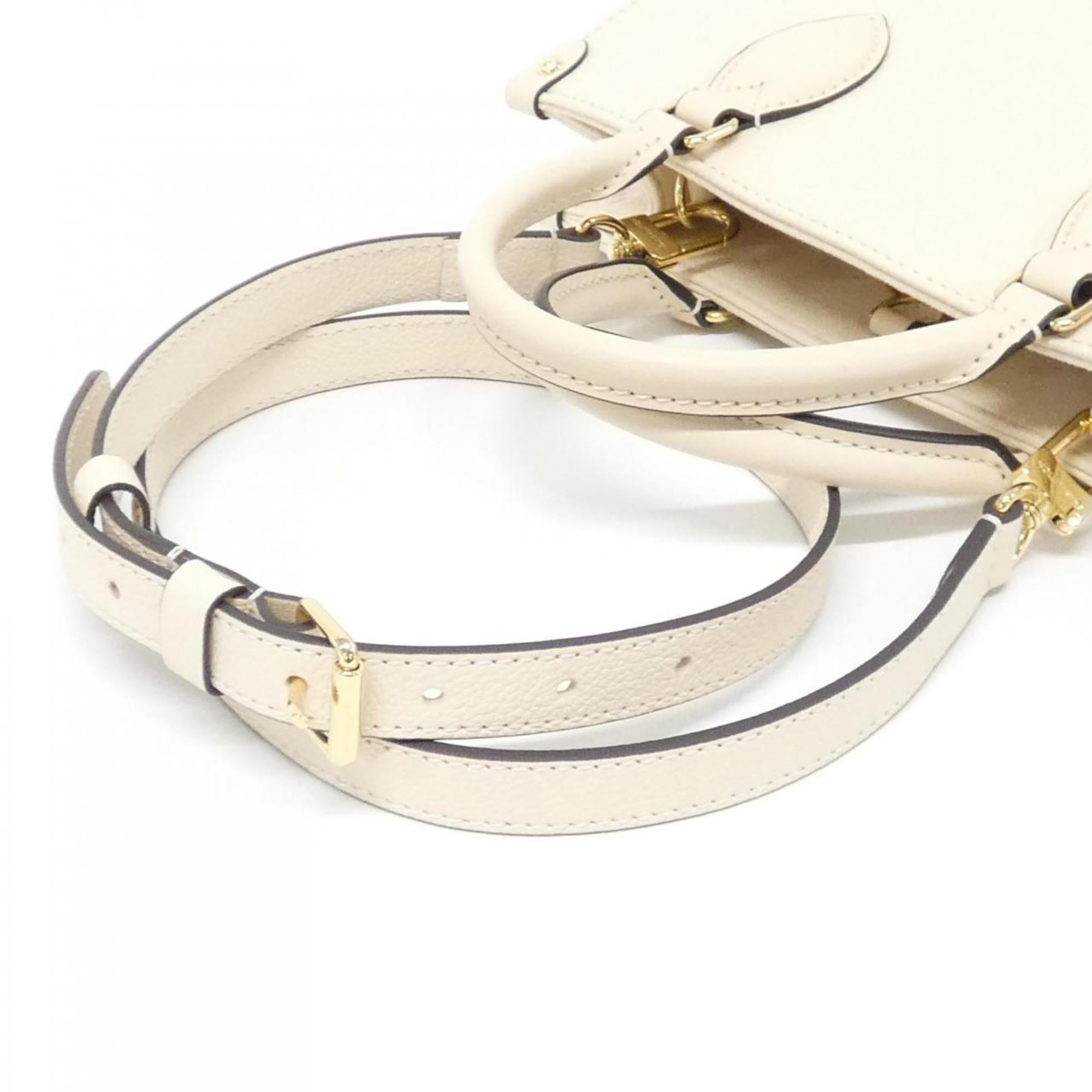 Louis Vuitton Beige Leather Handbag