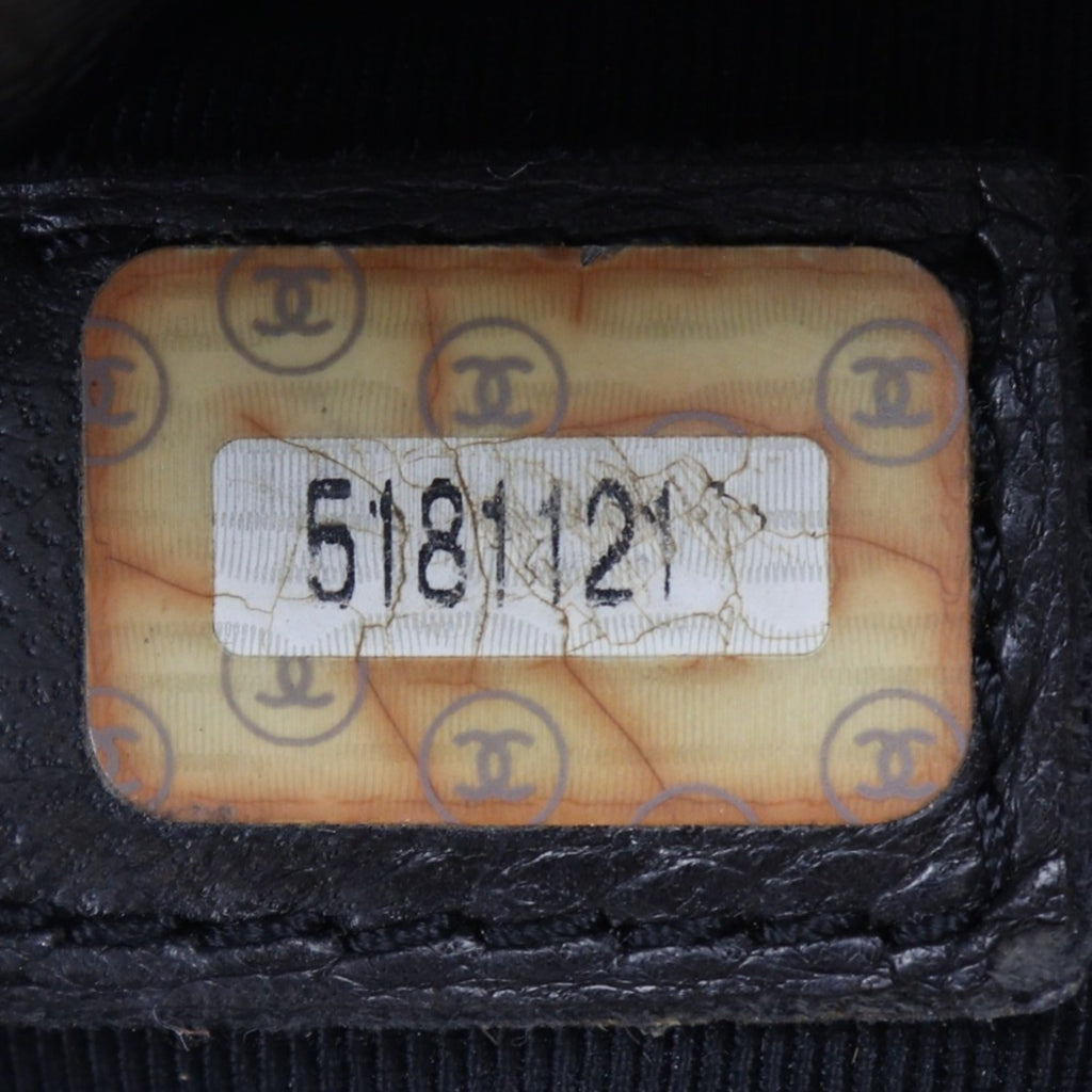 Chanel Black Caviar Leather Handbag