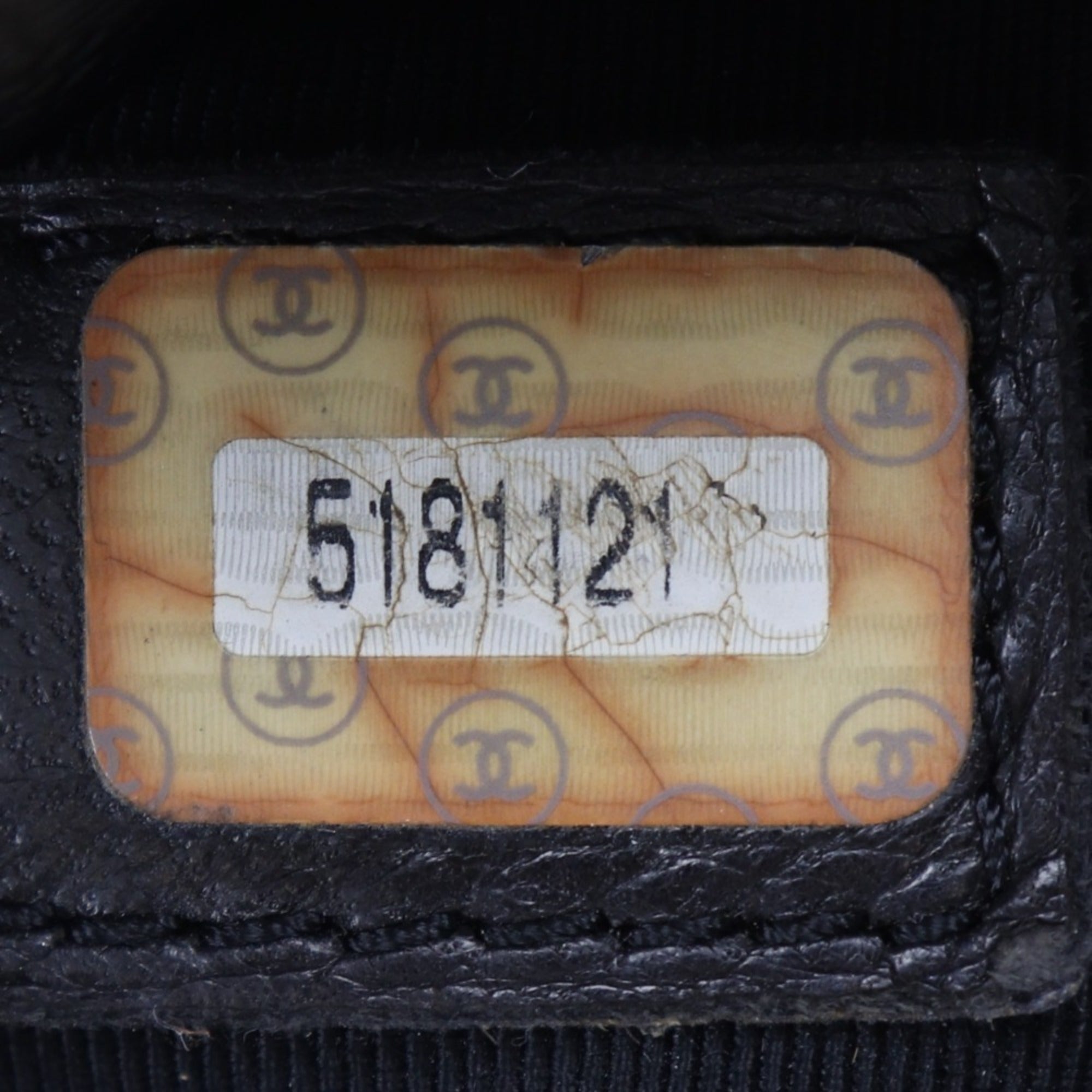 Chanel Black Caviar Leather Handbag