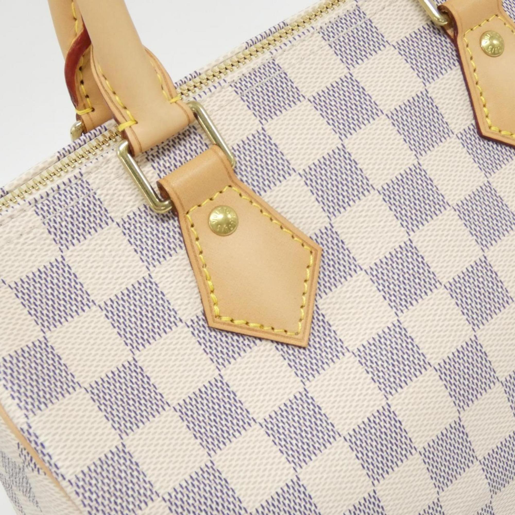 Louis Vuitton Azur Coated Canvas Boston Bag