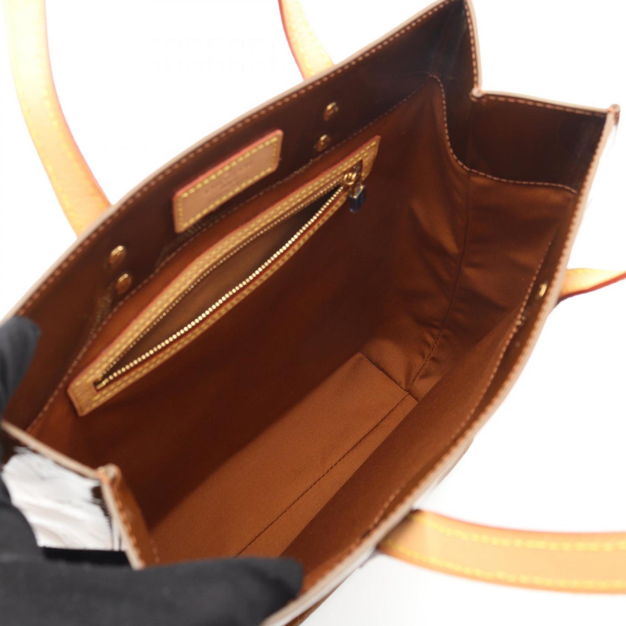 Louis Vuitton Bronze Brown Leather Tote Bag