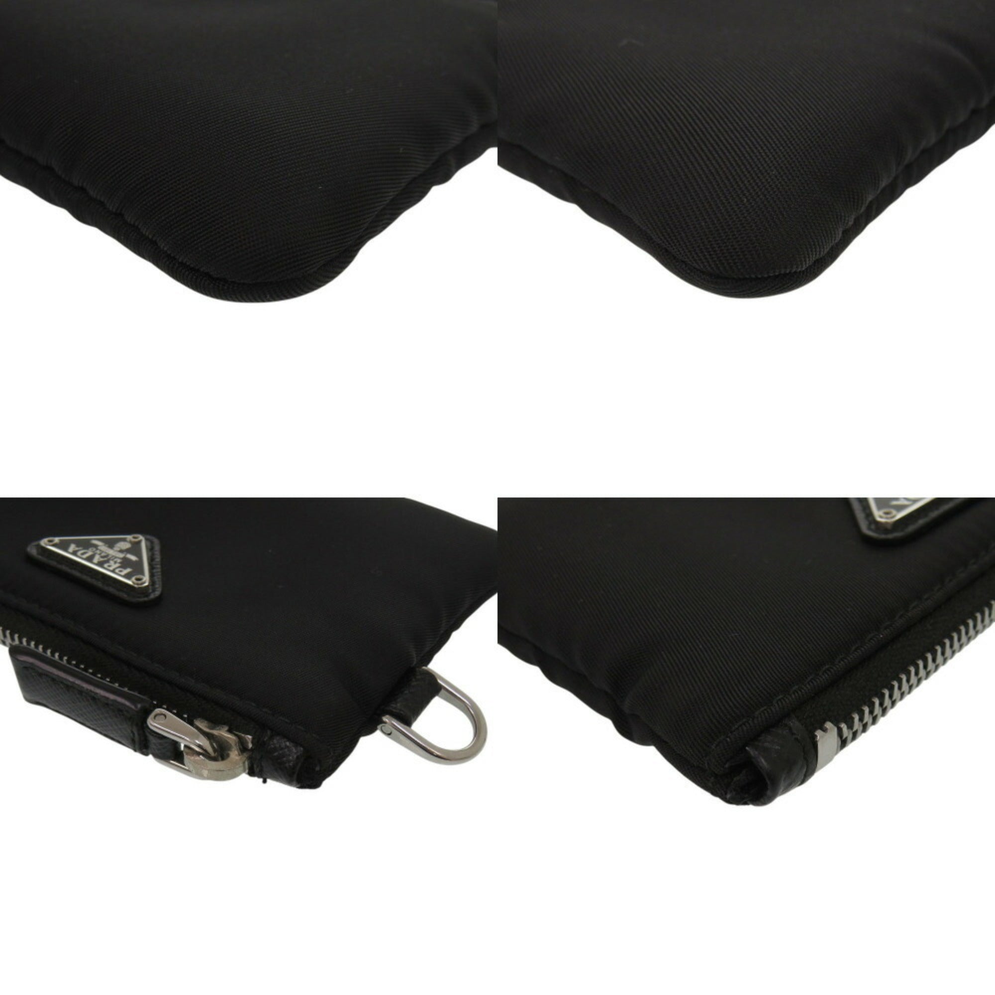 Prada Black Nylon Pouch Shoulder Bag