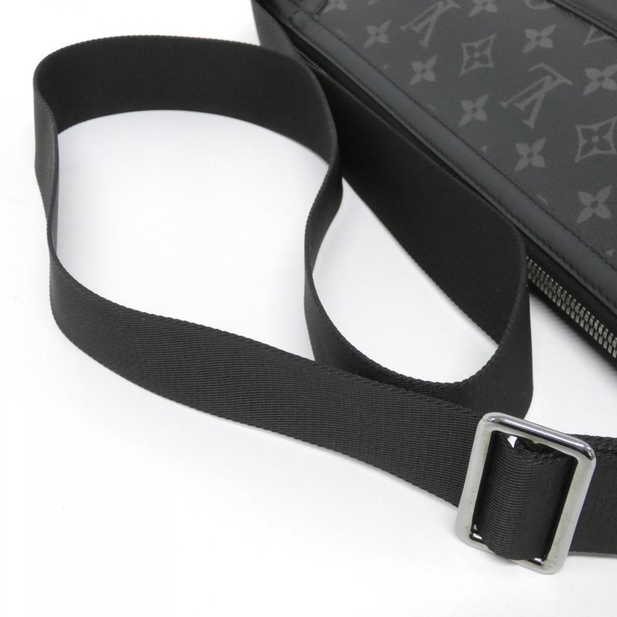 Louis Vuitton Black Coated Canvas Shoulder Bag