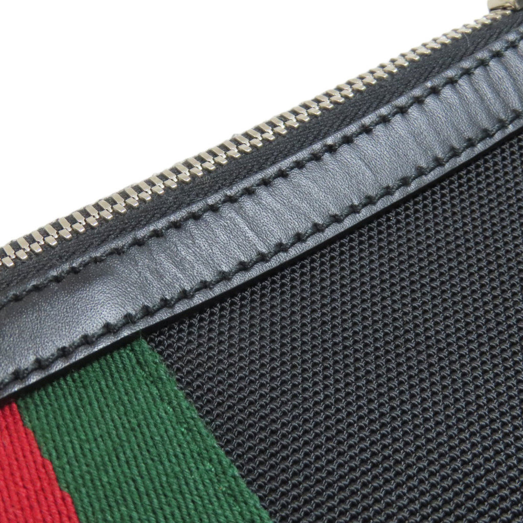 Gucci Black Nylon Canvas Shoulder Bag (Pre-Owned)